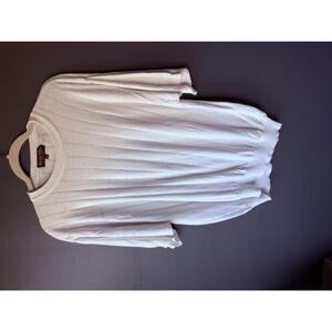 Roberto Villini Men's White Crew Neck Sweater Medium